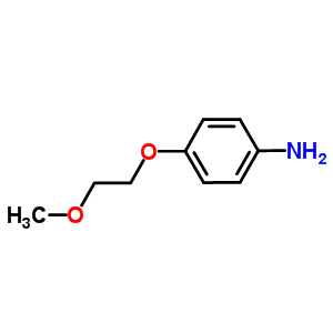 4-(2-甲氧基乙氧基)苯胺盐酸盐结构式_33311-29-4结构式