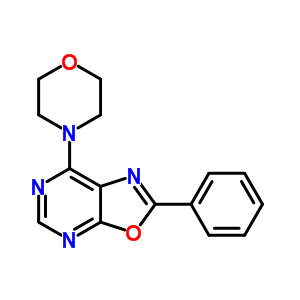 7-(4-Morpholinyl)-2-phenyl(1,3)oxazolo(5,4-d)pyrimidineStructure,33360-22-4Structure 7-(4-Morpholinyl)-2-phenyl(1,3)oxazolo(5,4-d)pyrimidine Structure,33360-22-4Structure