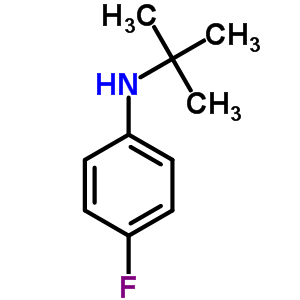n-(1,1-二甲基乙基)-4-氟-苯胺结构式_33486-88-3结构式