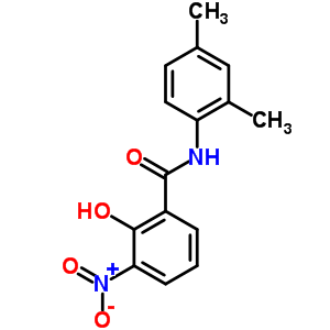 n-(2,4-二甲基苯基)-2-羟基-3-硝基-苯甲酰胺结构式_33581-08-7结构式