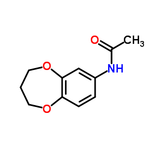 N-(3,4-二氢-2H-1,5-苯并二氧-7-基)乙酰胺结构式_33631-94-6结构式
