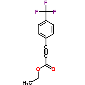 (4-三氟甲基-苯基)-丙炔酸乙酯结构式_337510-18-6结构式