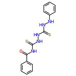 N-[(苯胺硫代氨基甲酰氨基)硫代氨基甲酰]苯甲酰胺结构式_33949-90-5结构式