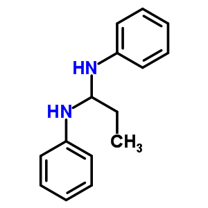 N,N-二苯基丙烷-1,1-二胺结构式_33963-10-9结构式