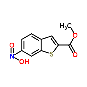 6-硝基苯并[b]噻吩-2-羧酸甲酯结构式_34084-88-3结构式