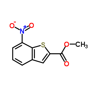 7-硝基苯并[b]噻吩-2-羧酸甲酯结构式_34084-89-4结构式
