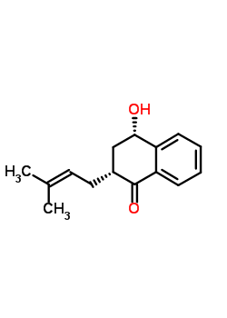梓酚结构式_34168-56-4结构式
