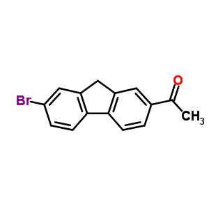 1-(7-溴-9h-芴-2-基)-乙酮结构式_34172-50-4结构式
