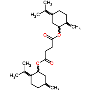 (1R)-(-)-二琥珀酸薄荷酯结构式_34212-59-4结构式