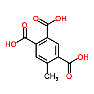 5-甲基-1,2,4-苯三羧酸结构式_34240-10-3结构式
