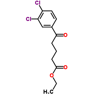5-(3,4-二氯苯基)-5-氧代戊酸乙酯结构式_342636-46-8结构式