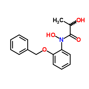 N,2-二羟基-n-(2-苯基甲氧基苯基)丙酰胺结构式_34282-47-8结构式