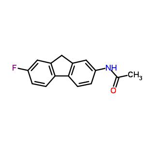 n-(7-氟-9h-芴-2-基)-乙酰胺结构式_343-89-5结构式