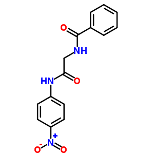 N-[(4-硝基苯基)氨基甲酰甲基]苯甲酰胺结构式_34329-59-4结构式