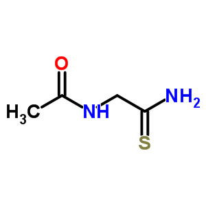 n-(2-氨基-2-硫氧代乙基)-乙酰胺结构式_34329-66-3结构式