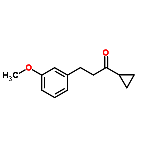 Cyclopropyl 2-(3-methoxyphenyl)ethyl ketone Structure