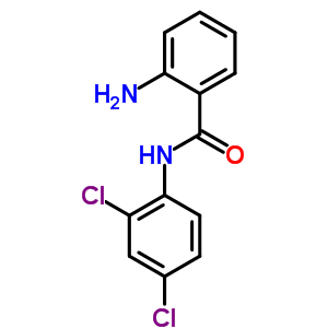 2-氨基-n-(2,4-二氯苯基)-苯甲酰胺结构式_34490-00-1结构式