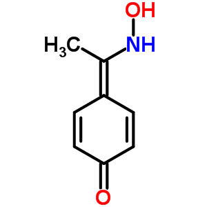 4-[1-(羟基氨基)亚乙基]环己-2,5-二烯-1-酮结构式_34523-34-7结构式