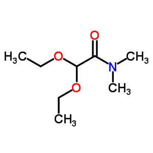 2,2-二乙氧基-N,N-二甲基乙酰胺结构式_34640-92-1结构式