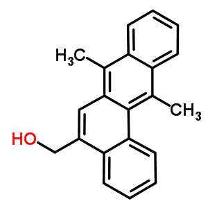 7,12-二甲基-苯[a]蒽-5-甲醇结构式_34698-68-5结构式
