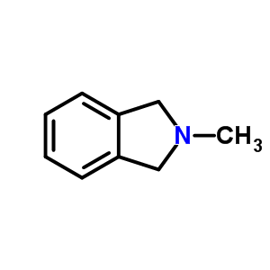 N-甲基异吲哚啉结构式_3474-87-1结构式