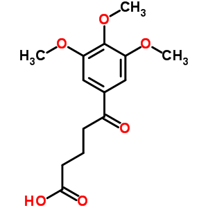 3,4,5-三甲氧基-d-氧代-苯戊酸结构式_34759-04-1结构式