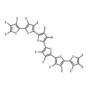 Perfluoro-alpha-sexithiopheneStructure,347838-21-5Structure Perfluoro-alpha-sexithiophene Structure,347838-21-5Structure