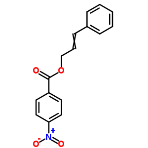 3-苯基丙-2-烯基4-硝基苯甲酸酯结构式_34994-60-0结构式 3-苯基丙-2-烯基4-硝基苯甲酸酯结构式_34994-60-0结构式