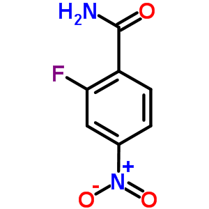 2-氟-4-硝基苯甲酰胺结构式_350-32-3结构式