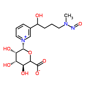 4-(甲基亚硝基氨基)-1-(3-吡啶基)-1-丁醇-N-beta-D-葡糖苷酸结构式_350508-29-1结构式