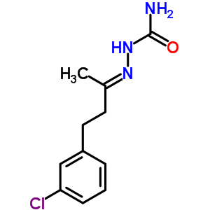 2-[3-(3-氯苯基)-1-甲基亚丙基]-肼羧酰胺结构式_3506-74-9结构式