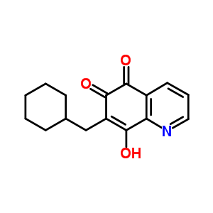 7-(Cyclohexylmethyl)-8-hydroxy-quinoline-5,6-dioneStructure,35073-58-6Structure 7-(Cyclohexylmethyl)-8-hydroxy-quinoline-5,6-dione Structure,35073-58-6Structure