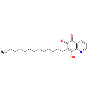 6-羟基-7-十三基-5,8-喹啉二酮结构式_35100-82-4结构式