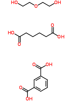 二乙二醇,己二酸,异邻苯二甲酸聚合物结构式_35164-40-0结构式