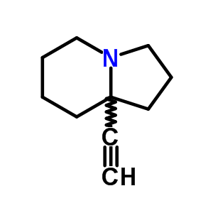 (9ci)-8a-乙炔八氢-吲哚嗪结构式_35201-08-2结构式