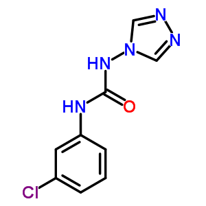 3-(3-氯苯基)-1-(1,2,4-噻唑-4-基)脲结构式_35224-67-0结构式