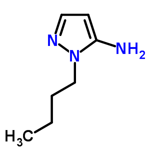 1-丁基-1H-吡唑-5-胺结构式_3524-17-2结构式