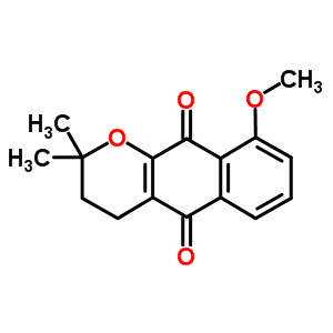 9-甲氧基-ALPHA-拉帕醌结构式_35241-80-6结构式