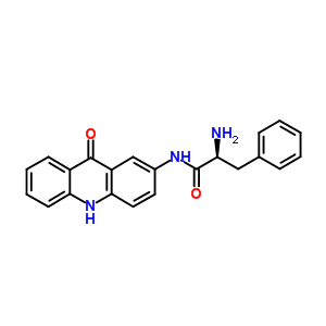 N-(L-苯丙氨酰)-2-氨基吖啶酮结构式_352525-09-8结构式