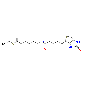6-(生物素基氨基)硫代己酸 S-乙基酯结构式_353754-94-6结构式