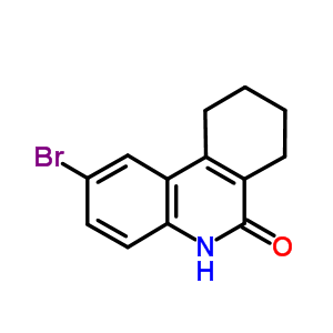 2-溴-7,8,9,10-四氢-6(5H)-邻二氮杂菲酮结构式_35417-70-0结构式