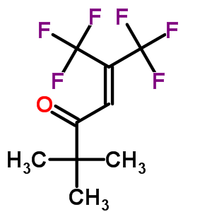6,6,6-三氟-2,2-二甲基-5-(三氟甲基)-4-己烯-3-酮结构式_35443-87-9结构式 6,6,6-三氟-2,2-二甲基-5-(三氟甲基)-4-己烯-3-酮结构式_35443-87-9结构式