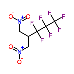 1,1,1,2,2,3,3-七氟-5-硝基-4-(硝基甲基)-戊烷结构式_355-91-9结构式