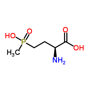 (2S)-2-氨基-4-(羟基甲基膦)-丁酸结构式_35597-44-5结构式
