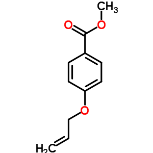 4-(烯丙氧基)苯甲酸甲酯结构式_35750-24-4结构式