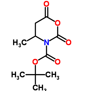 4-甲基-2,6-二氧代-[1,3]噁嗪烷-3-羧酸叔丁酯结构式_357610-31-2结构式