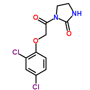 1-[2-(2,4-二氯苯氧基)乙酰基]-2-咪唑啉酮结构式_35767-81-8结构式