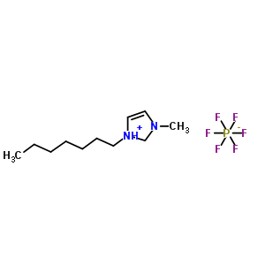 1-庚基-3-甲基-咪唑鎓六氟磷酸盐结构式_357915-04-9结构式