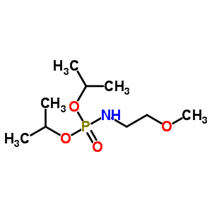 N-二丙烷-2-基氧基膦-2-甲氧基-乙胺结构式_35812-38-5结构式