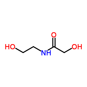 2-羟基-N-(2-羟基乙基)乙酰胺结构式_3586-25-2结构式